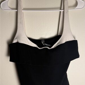 Anthropologie Black and White Tank Top